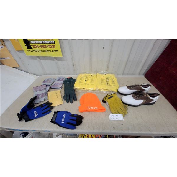 Rainguard 2000 PVC Nylon Rain Suits, Work Gloves, Toque, Golf Shoes and More