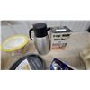Image 4 : Kitchenware Lot: 4-Cup Mini Perk, Thermos, Cake Pan, Storage Containers, Mixing Bowls& More