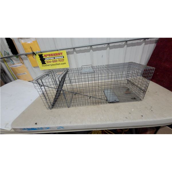 Safeguard Collapsible Live Animal Trap, Wire Mesh 11 x 12 x 36"