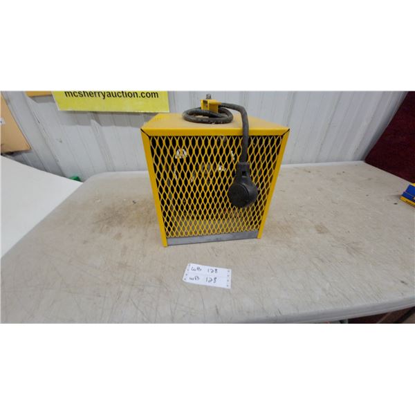Fostoria 620-L-B Portable Electric Unit Heater, 240 Volt, 5000 Watt, Single Phase, 60 Hertz