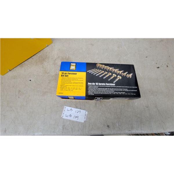 Power Fist 16 Piece Titanium Coated Forstner Bit Set, Model 8005832