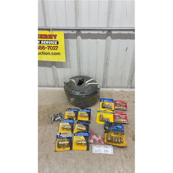 Super 3/8" Air Hose 300 PSI, Power Fist, Milton 711, and Central Pneumatic Quick Couplers and More