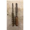 Image 2 : Vintage Hand Tool Lot Including Stanley Plane, Manual Drills, Auger Bit and More