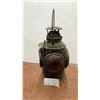 Image 1 : Vintage SP Railroad Lantern with Amber Lens & Two Metal Covers