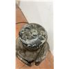 Image 4 : Vintage SP Railroad Lantern with Amber Lens & Two Metal Covers