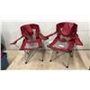 Image 1 : Terra Gear Everyday Outdoors High-Back Outdoor Chairs, 2 Pcs, w/ Carry Bags