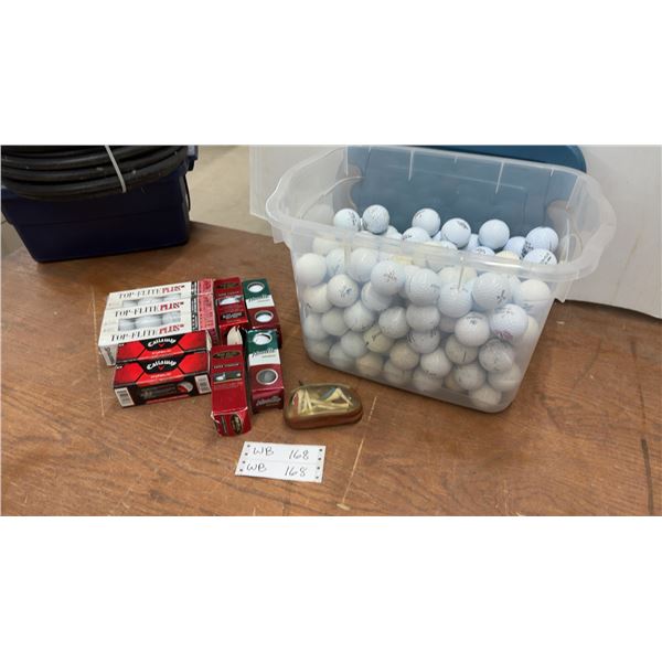Aprox 150 Golf Balls: Callaway Diablo, Top-Flite plus, XL 2000, Noodle, & More