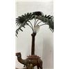 Image 4 : Vintage Palm Tree & Camel Table Lamp with Figurine