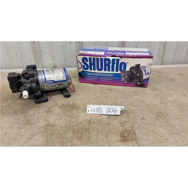 Shurflo 12V DC Automatic Demand RV Water Pump, 2.8 GPM, 45 PSI, with Box and One Without
