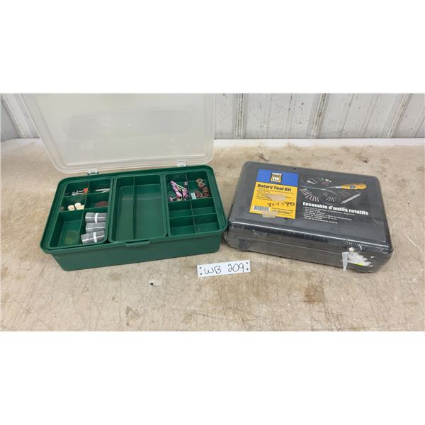 Power Fist 40-Piece Rotary Tool Kit and Craftsman Rotary Tool with Accessories