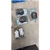 Image 6 : Assorted Electrical Supplies Including Outlet Boxes, Wire Nuts, Breakers, Receptacles