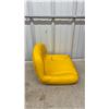 Image 2 : Yellow Molded Low-Back Utility Replacement Seat for Riding Mower or Small Tractor