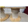 Image 2 : Two Wooden Spools of Thick Natural Fiber Rope