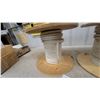 Image 3 : Two Wooden Spools of Thick Natural Fiber Rope