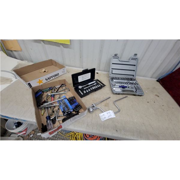 Mastercraft Socket Set, Sears 13-Piece Metric 3/8" Drive Socket Set, Allen Keys and More