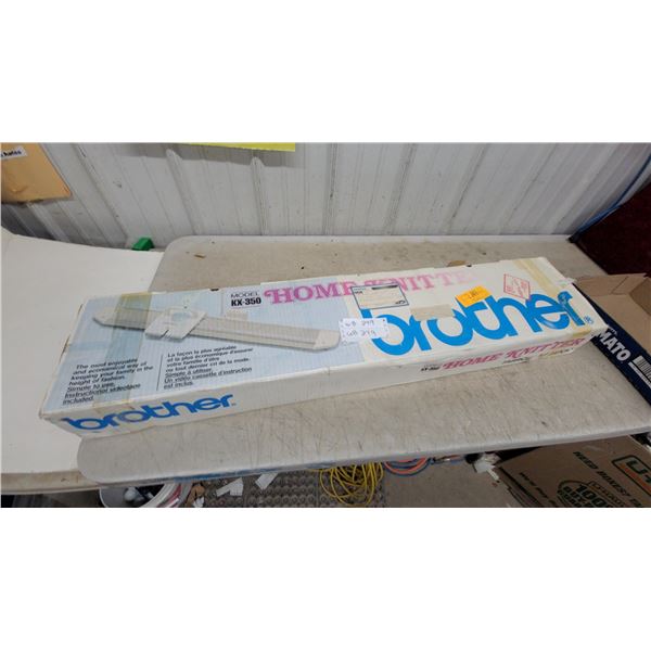 Brother Home Knitter Knitting Machine Model KX-350 with Instructional Videotape