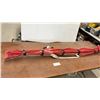 Image 11 : Fischer Cut 70 Skis with Bindings, Scott Ski Poles, & Red Ski Bag.