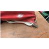 Image 12 : Fischer Cut 70 Skis with Bindings, Scott Ski Poles, & Red Ski Bag.