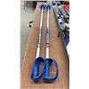 Image 4 : Fischer Cut 70 Skis with Bindings, Scott Ski Poles, & Red Ski Bag.