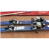 Image 7 : Fischer Cut 70 Skis with Bindings, Scott Ski Poles, & Red Ski Bag.