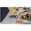 Image 5 : Plumbing Lot - Pipe Wrenches, Fish Tapes, Water Filter, Toilet Fill Valve, Torch and More
