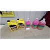 Image 1 : 2 Prestone Extended Life Antifreeze/Coolant and 3 Splash RV & Marine Antifreeze, 1 Gallon Jugs
