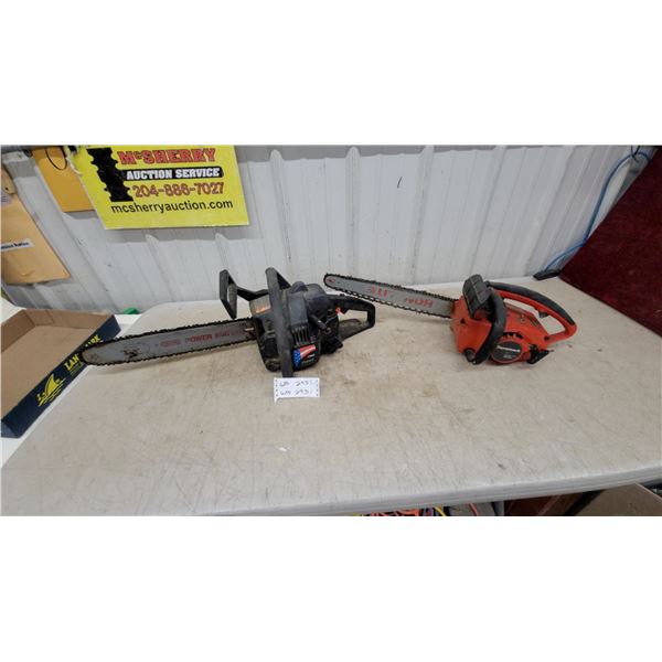 2 Chainsaw Patriot 1900 and Duramark 16"