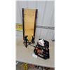 Image 1 : Black & Decker 12 Volt Cordless Drill Kit, Pair of Jack Stands, Wood Plank Ramp and More