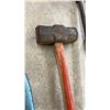 Image 7 : Post Hole Diggers, Pole Saw, Bow Saw, & Sledge Hammer