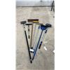 Image 1 : Assorted Brushes & Squeegees: Simoniz Wash Brush, 2 Floor Brooms, 2 Wash Brushes, 2 Squeegees