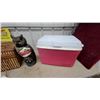 Image 2 : Gardeneer Natural Enemy Scarecrow Rotating Head Owl Decoy, Wicker Picnic Basket, Cooler and More