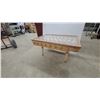 Image 1 : Adams 4 Roses Kentucky Straight Bourbon Whiskey Bottle Display Coffee Table with Tapered Legs