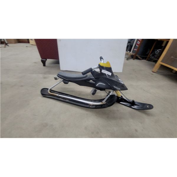 Stiga Snowracer SX Pro Steerable Snow Sled with Front Suspension and Rear Brake