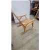Image 3 : Bentwood Rocking Chair with Arched Caned Back and Seat