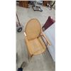 Image 4 : Bentwood Rocking Chair with Arched Caned Back and Seat