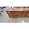 Image 4 : Vintage French Provincial Wood Dresser/Credenza with Three Double-Door Cabinets and Four Drawers
