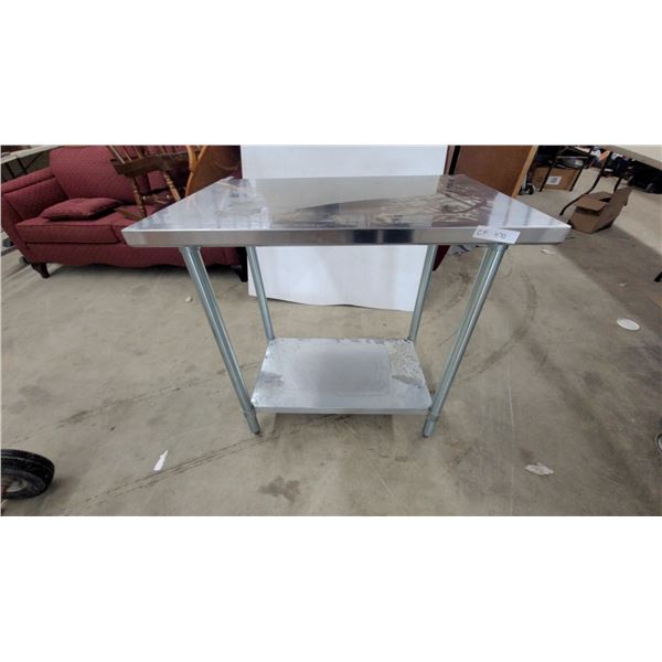 Stainless Steel Commercial Work Prep Table with Undershelf 35 x 24 x 36"