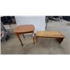 Image 1 : Desk Pigeon Holeand Wooden Side Table with Tapered Legs