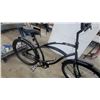 Image 4 : Hyper Easy Rider Men's Cruiser Bicycle, Black, Double Top Tube Frame with Fenders 26"