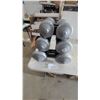Image 1 : Dumbbell Set with Rack; 6 Dumbbells, 20 lb. Each