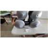 Image 2 : Dumbbell Set with Rack; 6 Dumbbells, 20 lb. Each