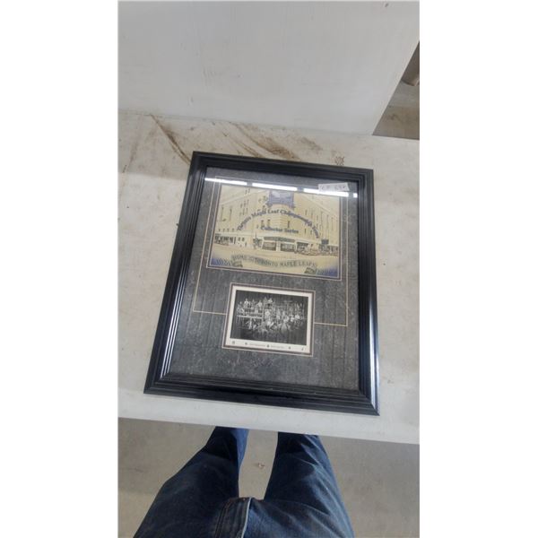 Toronto Maple Leafs Maple Leaf Gardens 1931-1999 Collector Series Framed Print by B. Cowan 19 x 23"