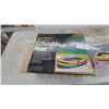 Image 2 : Three-Person Inflatable Boat 95 x 54" with Oars and Sunrise One-Person Inflatable Boat 62 x 40"