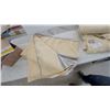 Image 5 : Marlon Hill All Wool Blankets, 100% Pure New Wool, Cream and Blue Stripe, Lot CP 768 2x