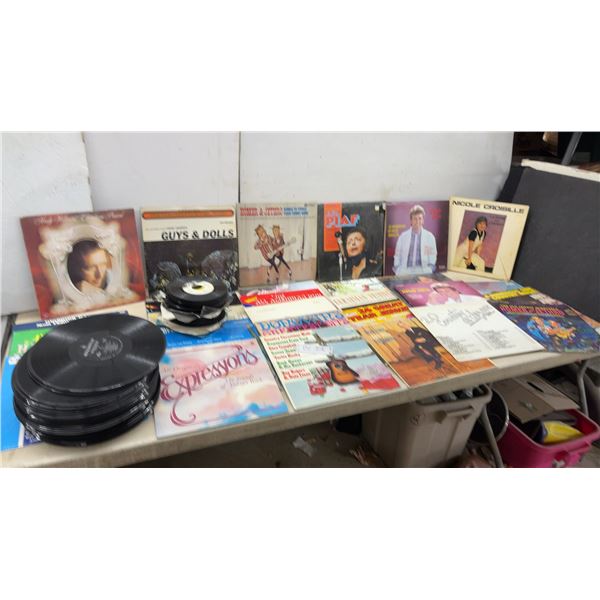 Vinyl Records: 45 RPM, 33 1/3 RPM : Piaf, Homer & Jethro, Nicole Croisille, Donovan and More