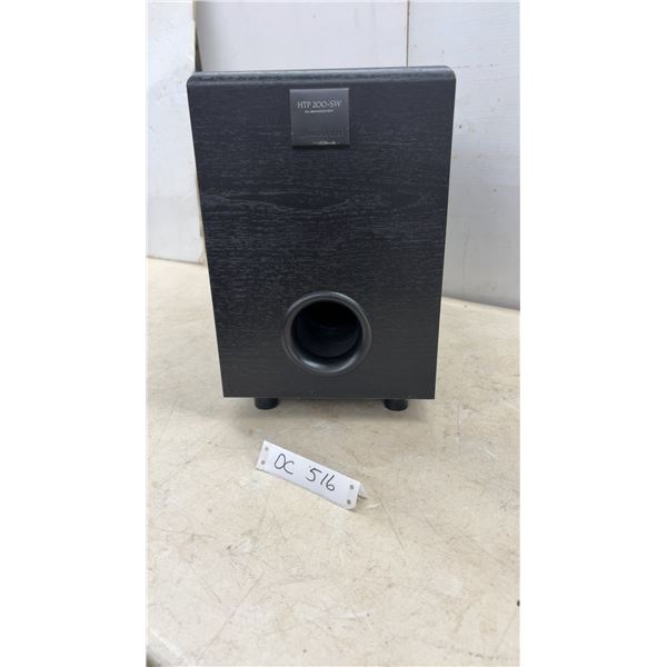 Pioneer HTP 200-SW Subwoofer, 100 Watts, 8 Ohms, & Speaker Wire Terminals