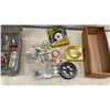 Image 5 : EMSCO Model 905S Brown Plastic Cooler Seat and Assorted Fishing Tackle, Lures, Line, and More