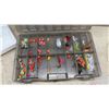 Image 7 : EMSCO Model 905S Brown Plastic Cooler Seat and Assorted Fishing Tackle, Lures, Line, and More