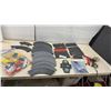 Image 1 : TycoPro HO Scale Slot Car Racing Track Set with Controllers, Power Supply and Service Manual.