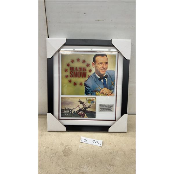 Canada Post 2014 Hank Snow Framed Limited Edition Print with Commemorative Stamp and First Day